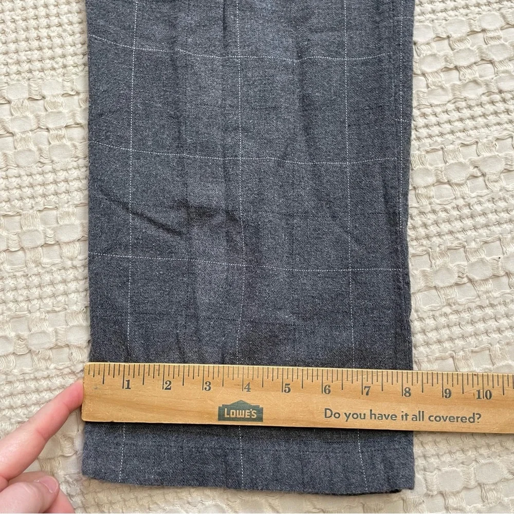 Polo Ralph Lauren‎ Pajama Pants Sleepwear Gray Grid Flannel XL